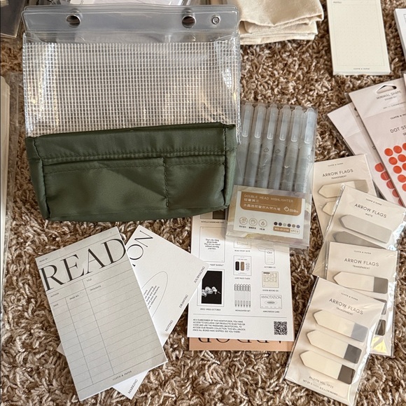 Cloth and Paper Assorted Planner Stickers, Annotation set and Notebooks - Picture 7 of 8